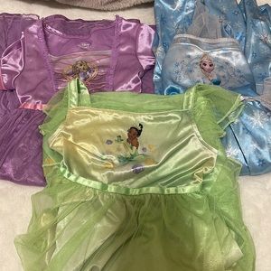 Lot of Disney Princess Nightgowns 4t